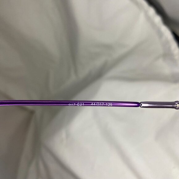 #5263 Purple Rectangle Bonbon Kids Eyewear Frames - Picture 3 of 6